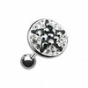 Shining Star Multi-Gem Cartilage Tragus Earring-WildKlass Jewelry
