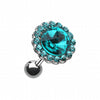 Studded Gem Unity Crystal Cartilage Tragus Earring-WildKlass Jewelry