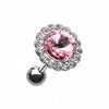 Studded Gem Crystal Cartilage Tragus Earring-WildKlass Jewelry