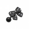 Blackline Dainty Bow-Tie Cartilage Tragus Earring-WildKlass Jewelry