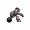 Blackline Lacy Bow-Tie Cartilage Tragus Earring-WildKlass Jewelry