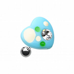 Sweet Heart Cartilage Tragus Earring-WildKlass Jewelry