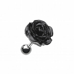 Dainty Rose Cartilage Tragus Earring-WildKlass Jewelry