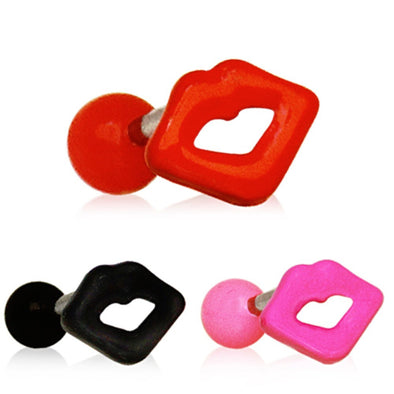 316L Surgical Steel Cartilage Earring with Lip-WildKlass Jewelry