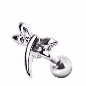 316L Surgical Steel Dragonfly Cartilage Earring-WildKlass Jewelry