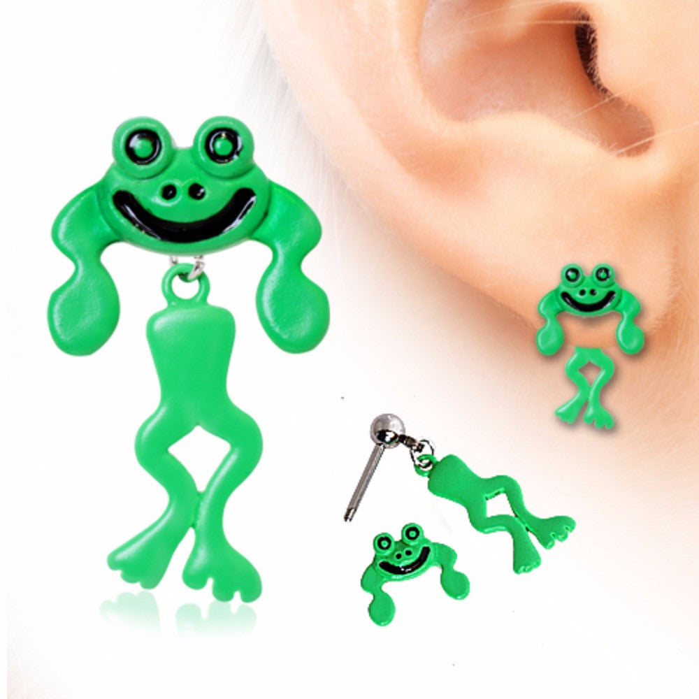 Frog cartilage earring deals