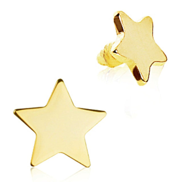 Gold Plated Star Dermal Top-WildKlass Jewelry