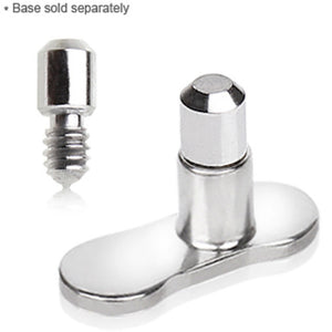 316L Surgical Steel Dermal Anchor Retaining Post-WildKlass Jewelry