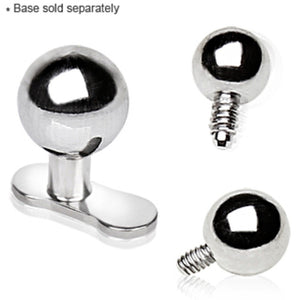 316L Surgical Steel Ball Dermal Top-WildKlass Jewelry