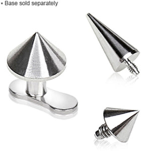 316L Surgical Steel Spike Dermal Top-WildKlass Jewelry