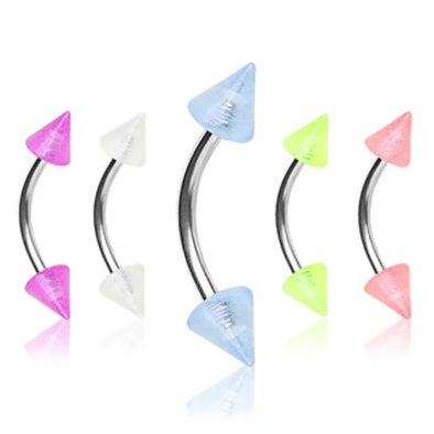 Plastic 2025 eyebrow rings