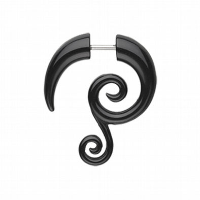 Double Spiral Fake Hanging Taper-WildKlass Jewelry