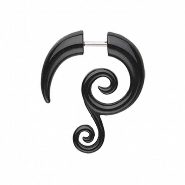 Double Spiral Fake Hanging Taper-WildKlass Jewelry