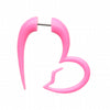 Heartbreaker Fake Hanging Taper-WildKlass Jewelry