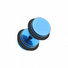 Blackline Basic Steel Fake Plug-WildKlass Jewelry
