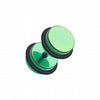 Blackline Basic Steel Fake Plug-WildKlass Jewelry