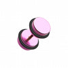 Blackline Basic Steel Fake Plug-WildKlass Jewelry