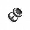 Pointy Crystalline Steel Fake Plug-WildKlass Jewelry