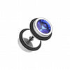 Pointy Crystalline Steel Fake Plug-WildKlass Jewelry
