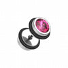 Pointy Crystalline Steel Fake Plug-WildKlass Jewelry