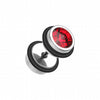 Pointy Crystalline Steel Fake Plug-WildKlass Jewelry