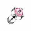 Spacer Saucer Crystal Steel Fake Plug-WildKlass Jewelry