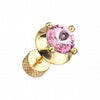 Golden Spacer Saucer Crystal Steel Fake Plug-WildKlass Jewelry