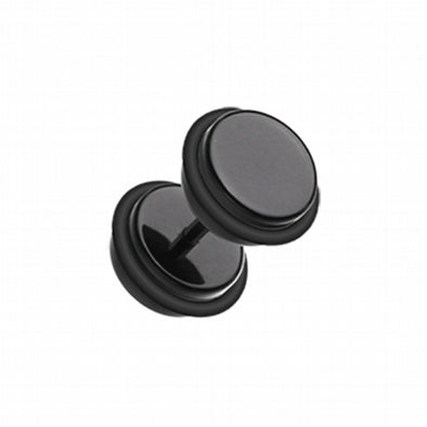 Solid Acrylic Fake Plug with O-Rings-WildKlass Jewelry