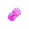 Neon Multi Gem Solid Acrylic Fake Plug-WildKlass Jewelry