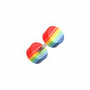 Multi Stripe Acrylic Fake Plug-WildKlass Jewelry