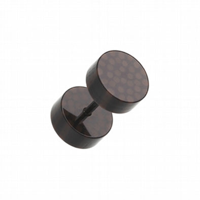 Coco Dots Acrylic Fake Plug-WildKlass Jewelry