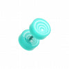 Swirl Circles Solid Acrylic Fake Plug-WildKlass Jewelry