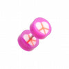 Peace Heart UV Acrylic Fake Plug-WildKlass Jewelry
