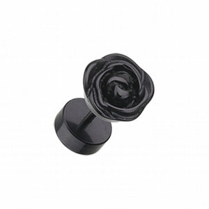 Rose Blossom Acrylic Fake Plug-WildKlass Jewelry