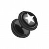 Star Print Acrylic Fake Plug with O-Rings-WildKlass Jewelry