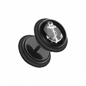 Anchor Dock Acrylic Fake Plug with O-Rings-WildKlass Jewelry