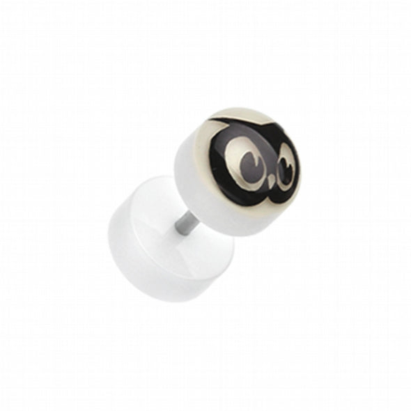 Glow in the Dark Baby Owl Acrylic Fake Plug-WildKlass Jewelry