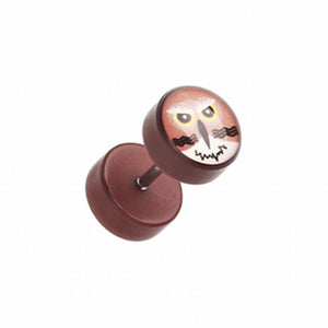 Brown Owl Acrylic Fake Plug-WildKlass Jewelry
