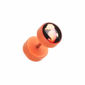 Seahorse Acrylic Fake Plug-WildKlass Jewelry