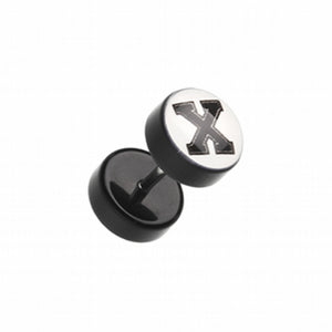The 'X' Acrylic Fake Plug-WildKlass Jewelry