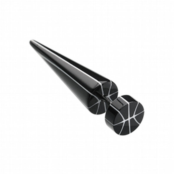 Basketball UV Acrylic Fake Taper-WildKlass Jewelry