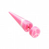 Peace Retro UV Acrylic Fake Taper-WildKlass Jewelry