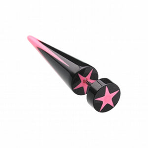 Psych Star UV Acrylic Fake Taper-WildKlass Jewelry