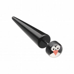 Cute Penguin Acrylic Fake Taper-WildKlass Jewelry
