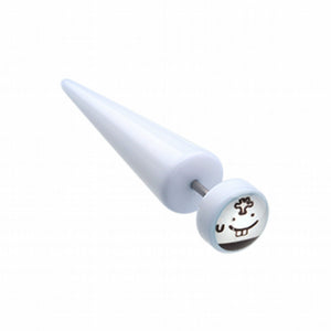 Mero Emoticon Acrylic Fake Taper-WildKlass Jewelry