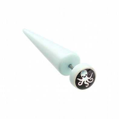 Ozzy the Octopus Acrylic Fake Taper-WildKlass Jewelry