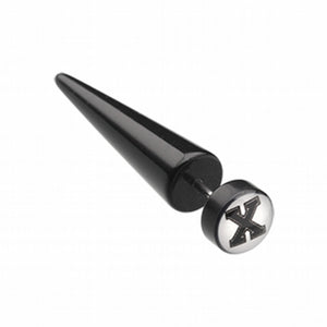 The 'X' Acrylic Fake Taper-WildKlass Jewelry