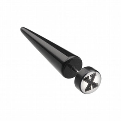 The 'X' Acrylic Fake Taper-WildKlass Jewelry