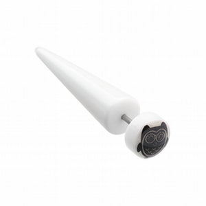 Glow in the Dark Owl Acrylic Fake Taper-WildKlass Jewelry