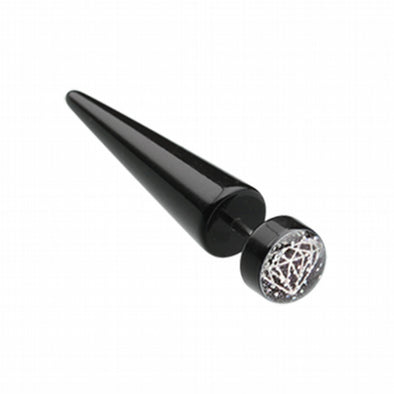 Glitter Diamond Acrylic Fake Taper-WildKlass Jewelry